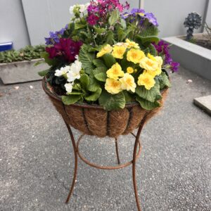 Flower Basket Stand Small
